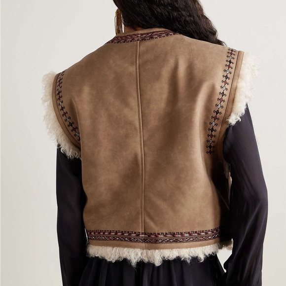 Isabel Marant Clemencia embroidered fleece vest - Picture 9 of 9